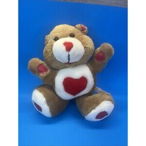 Cuddletown Friends Teddy Bear Plush Heart Valentines Vintage 80s